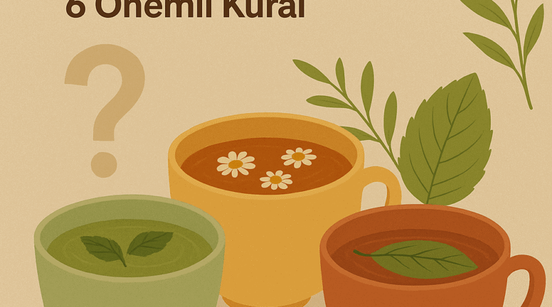 Bitki Çaylarını Karıştırmak Güvenli mi? Şifa ve Risk Arasında Dikkat Edilmesi Gereken 6 Kural