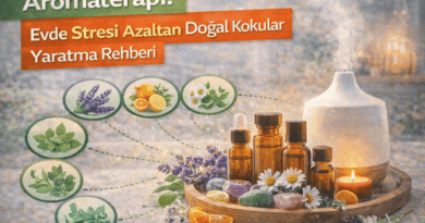 Evde Stresi Azaltan Doğal Kokular Aromaterapi Rehberi