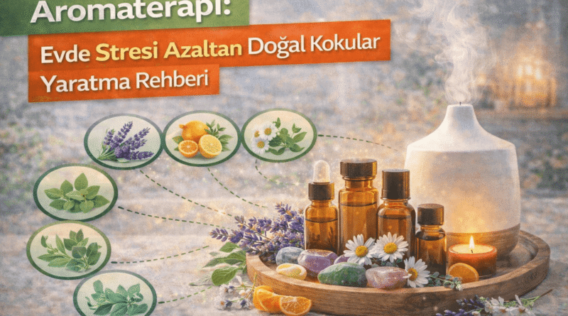 Evde Stresi Azaltan Doğal Kokular Aromaterapi Rehberi