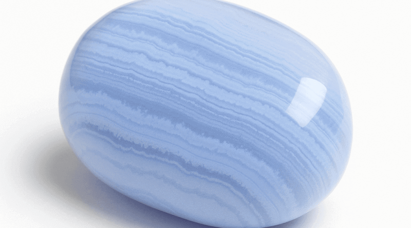 Mavi Akik (Blue Lace Agate) Sakinlik, Yumuşak Enerjisiyle Şifa Taşı