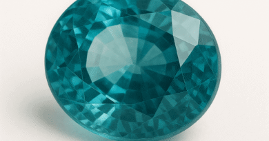 Yeşilimsi Mavi Zirkon: Okyanus Tonlarında Parlayan Taş