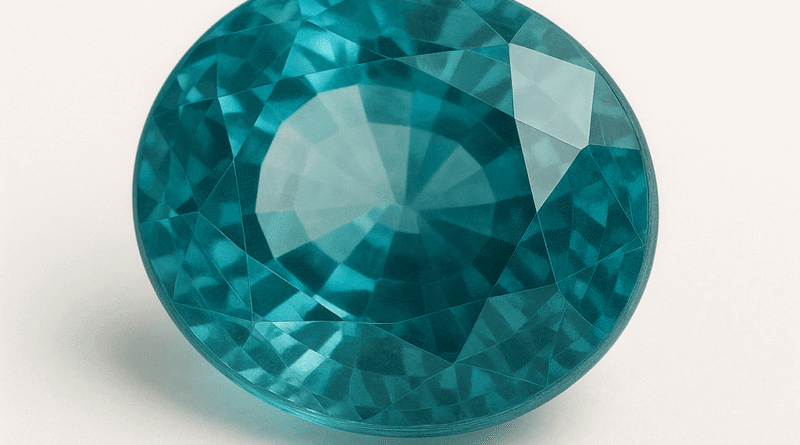 Yeşilimsi Mavi Zirkon: Okyanus Tonlarında Parlayan Taş