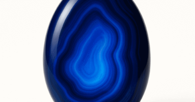 Yüksek Kontrast Mavi Akik