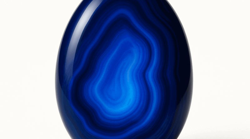 Yüksek Kontrast Mavi Akik