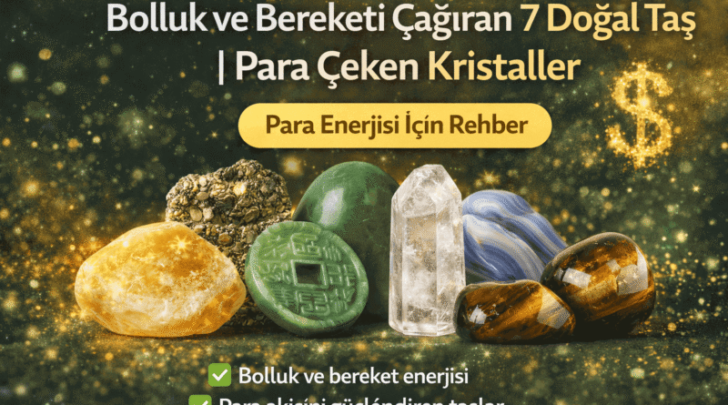 Bolluk ve Bereketi Çağıran 7 Doğal Taş | Para Çeken Kristaller