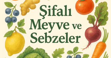 Şifalı Meyve Sebzeler: Doğadan Gelen Beden, Ruh Sağlığı Rehberi
