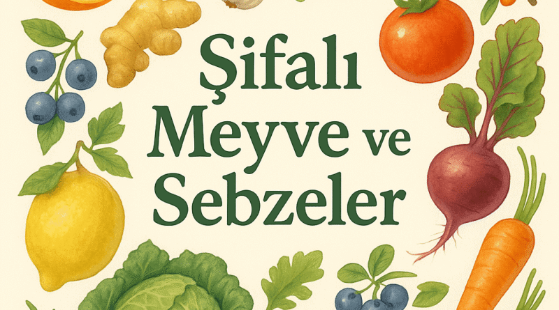 Şifalı Meyve Sebzeler: Doğadan Gelen Beden, Ruh Sağlığı Rehberi