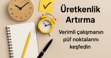 Üretkenlik Artırma Yöntemleri: Akıllıca Çalışmanın Sırları