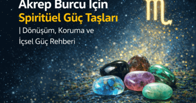 Akrep Burcu İçin Spiritüel Güç Taşları Dönüşüm ve Koruma