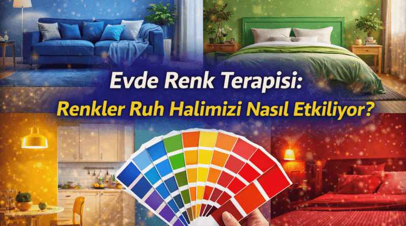 Evde Renk Terapisi Renkler Ruh Halimizi Nasıl Etkiliyor
