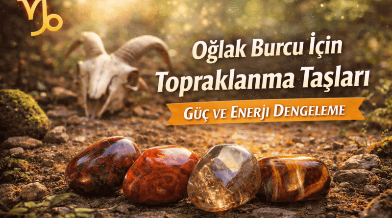 Oğlak Burcu İçin Topraklanma Taşları Güç ve Enerji Dengeleme