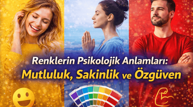 Renklerin Psikolojik Anlamları Mutluluk, Sakinlik ve Özgüven