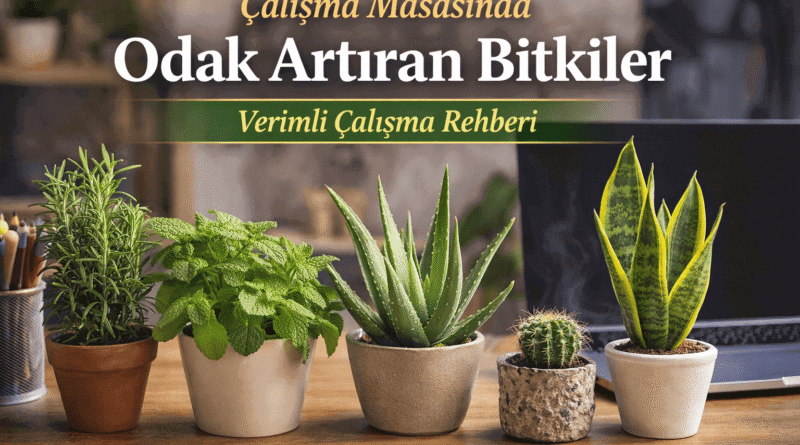 Çalışma Masasında Odak Artıran Bitkiler Verimli Çalışma Rehberi