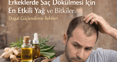 Erkeklerde Saç Dökülmesi İçin En Etkili Yağ ve Bitkiler