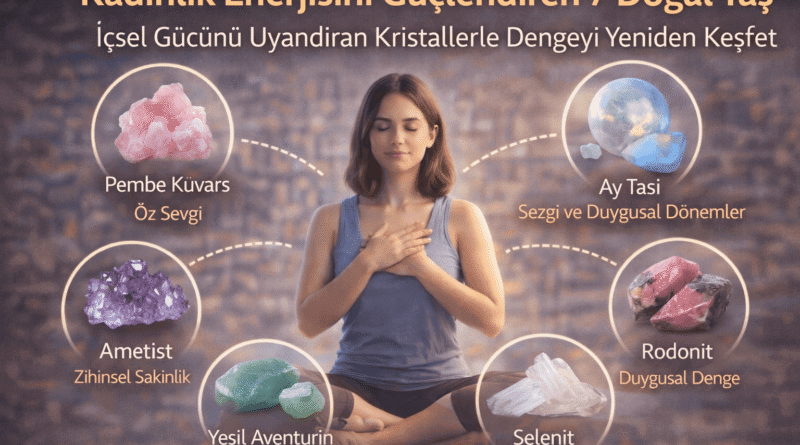 Kadınlık Enerjisini Güçlendiren 7 Doğal Taş | İçsel Denge Rehberi