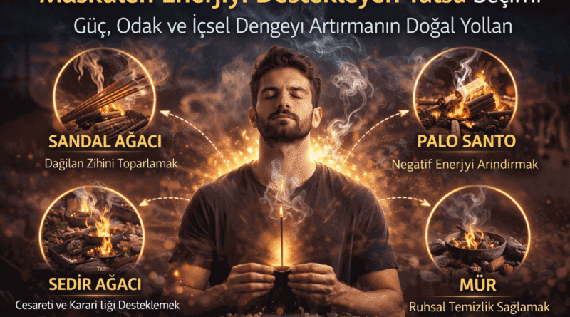 Maskülen Enerjiyi Destekleyen Tütsüler | 7 Güçlü Koku