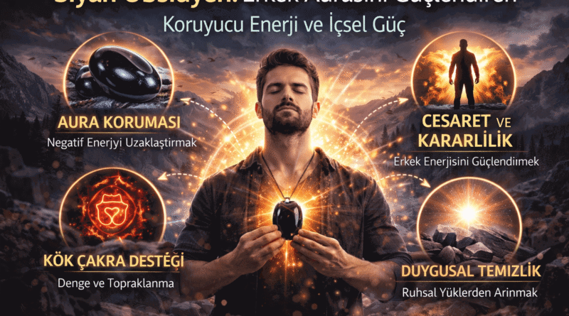 Erkek Aurasını Güçlendiren Siyah Obsidyen Taşı