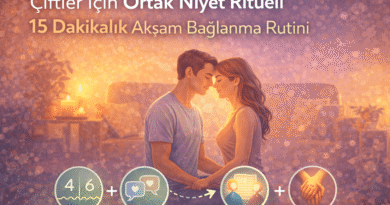 Çiftler İçin Ortak Niyet Ritüeli | 15 Dakikalık Akşam Bağlanma Rutini
