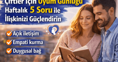 Çiftler İçin Uyum Günlüğü: Haftalık 5 Soru ile İlişkinizi Güçlendirin