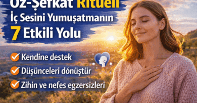 Öz-Şefkat Ritüeli: İç Sesini Yumuşatmanın 7 Etkili Yolu