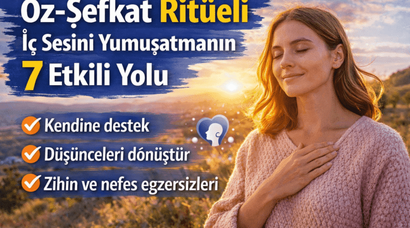 Öz-Şefkat Ritüeli: İç Sesini Yumuşatmanın 7 Etkili Yolu