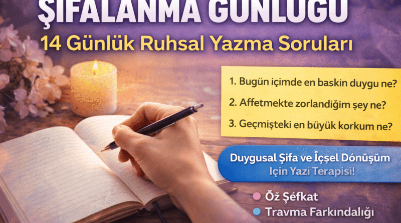 Şifalanma Günlüğü: 14 Günlük Ruhsal Yazma Soruları
